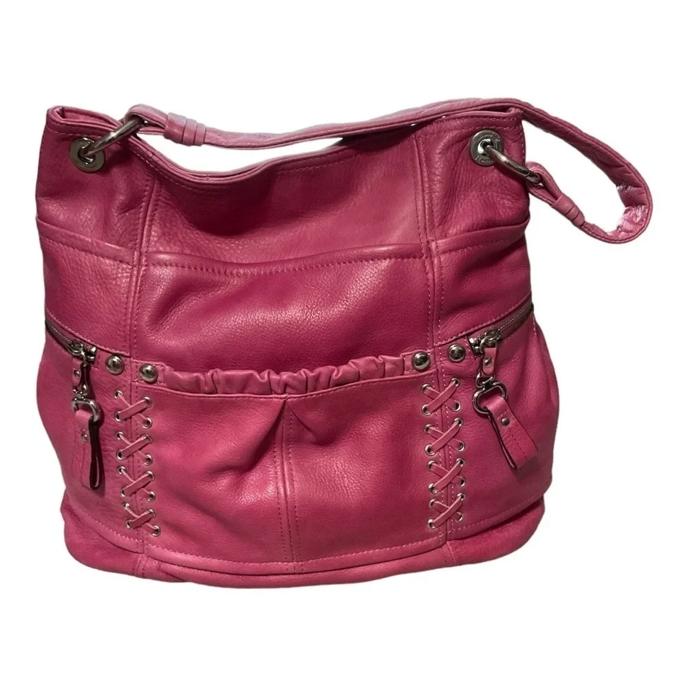 B‎ Makowsky Soft Leather Pink Handbag